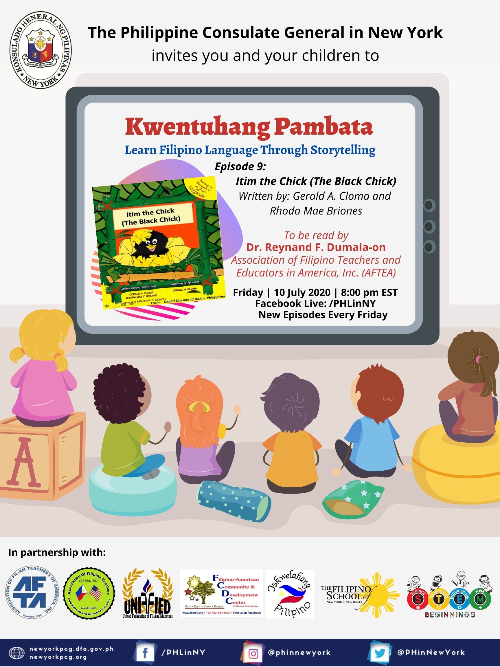 Kwentuhang Pambata Episode 9 Itim the Chick The Black Chick