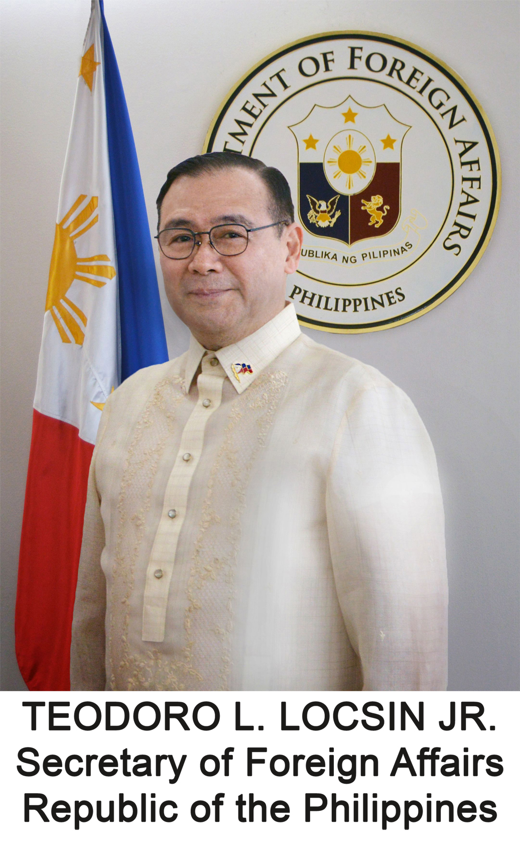 Official Photo of Foreign Affairs Secretary Teodoro L Locsin Jr. FINAL copy